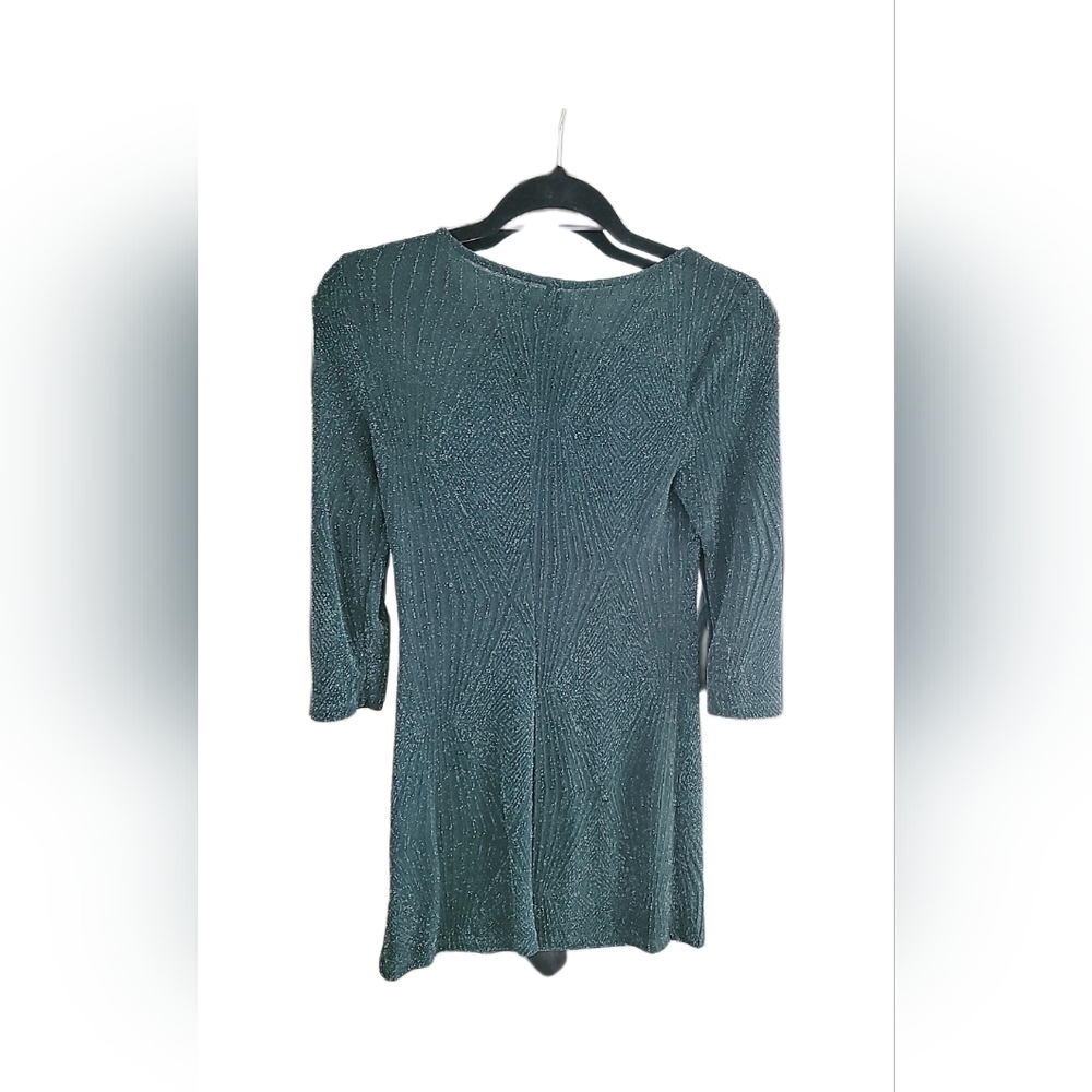 Emerald green holiday dress